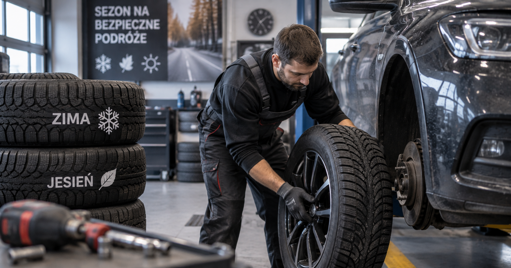 Wymiana opon przed sezonem jesienno-zimowym – przygotowanie auta do pracy Uber i Bolt