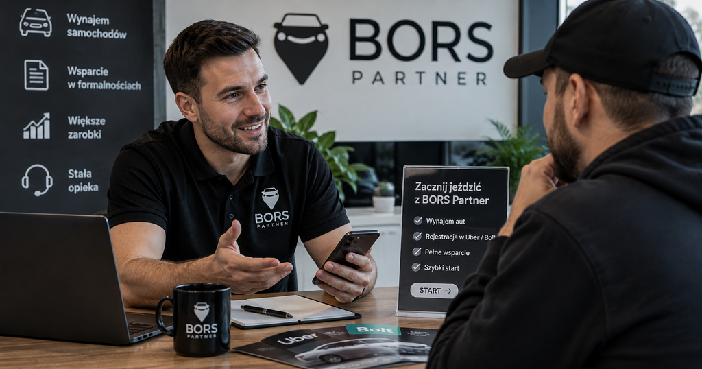 Konsultacja z Bors Partner – odpowiedzi na pytania przed startem na Uber i Bolt